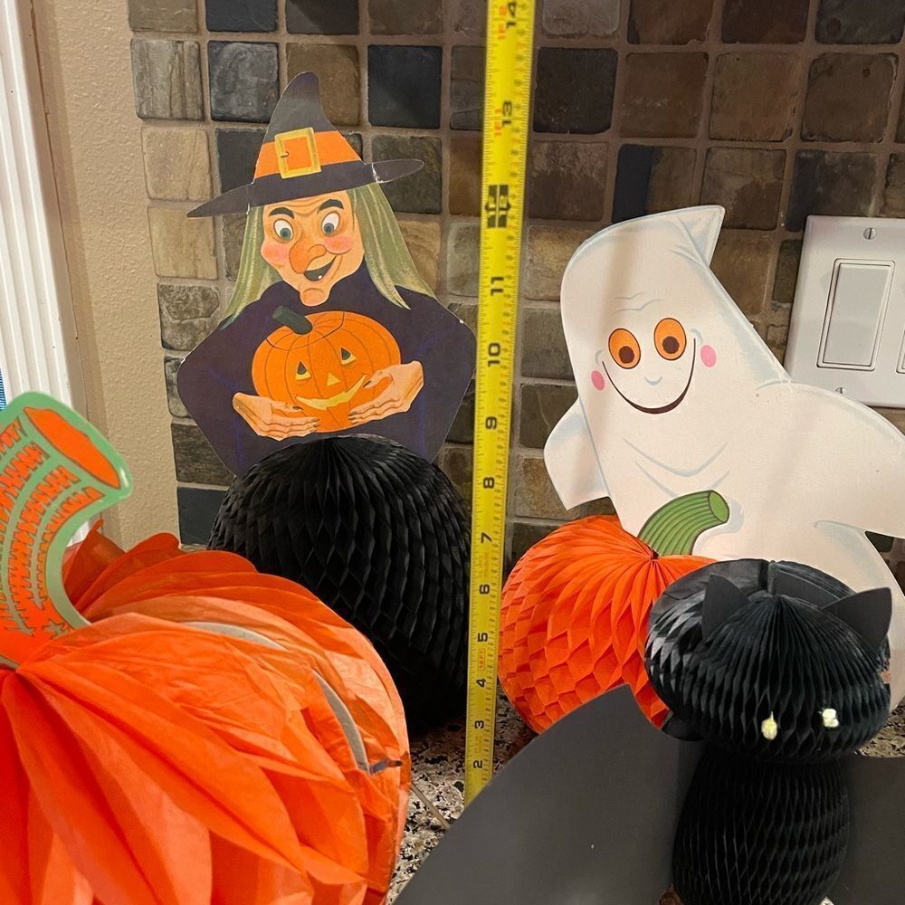Halloween Honeycomb Vintage Cutouts Lot - Picture 14 of 16